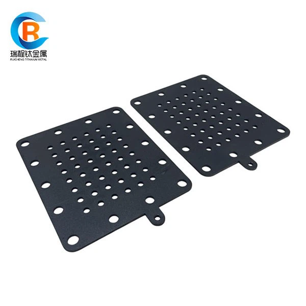 Perforated Ruthenium Iridium Coated Titanium Andoe Plate