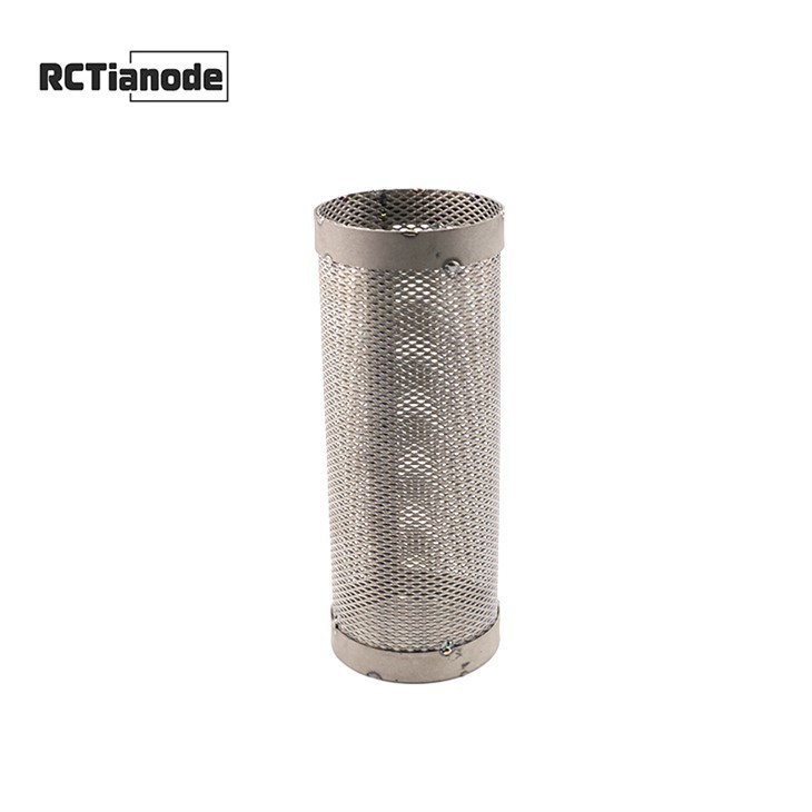 Platina padengtas anodinis vamzdinis titano tinklelis